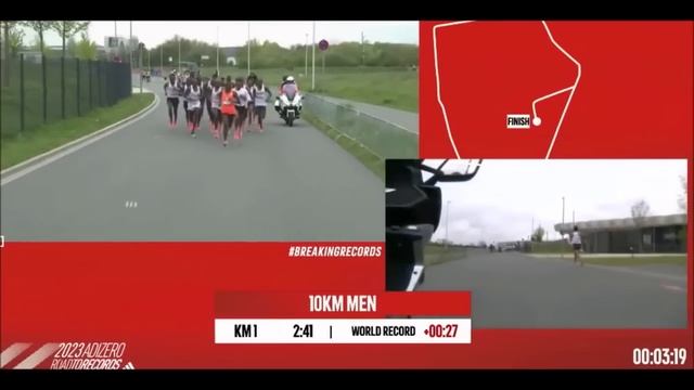 Yomif Kejelcha CRAZY 5K World Record Attempt смотреть онлайн