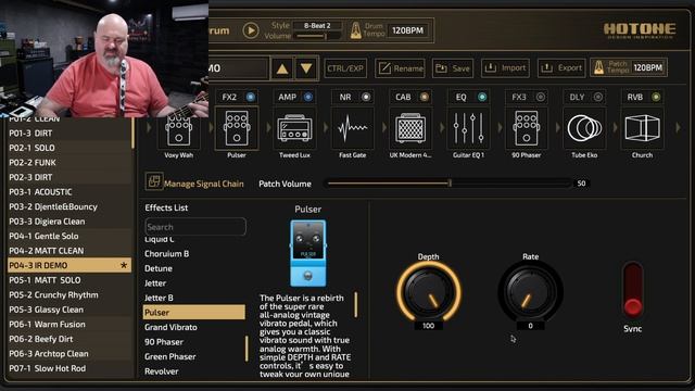 Hotone Ampero Mini - Modulation Effects