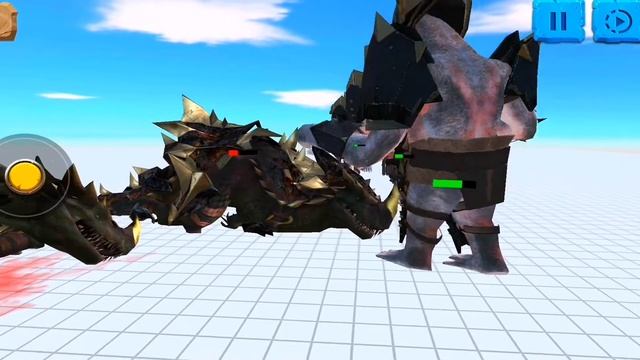 Goro Overlord Vs Trex Tyrant - Animal Revolt Battle Simulator