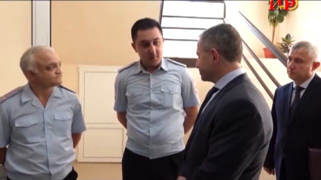 Михаил Бабич осмотрел здание совместного информационно координационного центра МВД