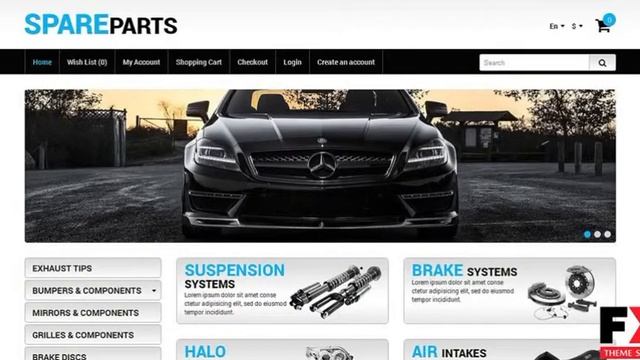 Preview Auto Store OpenCart Template TMT смотреть онлайн