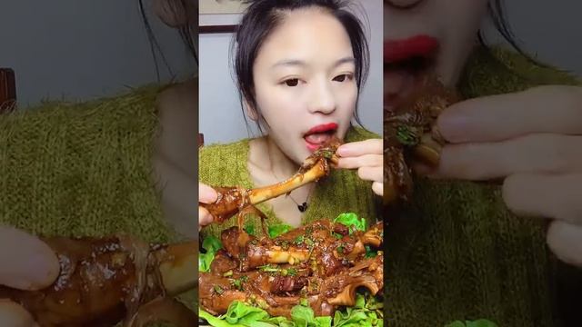 Eat Pork Ribs, Fatty Meat, Chicken wings, Spicy noodles, Pork Skin... # Video 106 смотреть онлайн