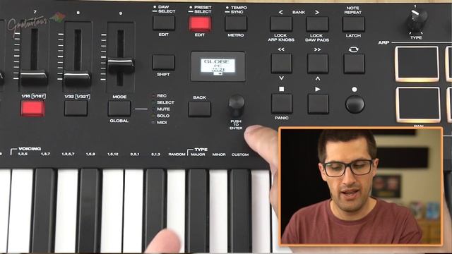 Global Settings - M-Audio Oxygen Pro смотреть онлайн