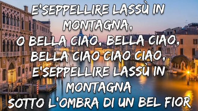 Bella Ciao [La Casa De Papel] karaoke version with lyrics [Money Heist] смотреть онлайн