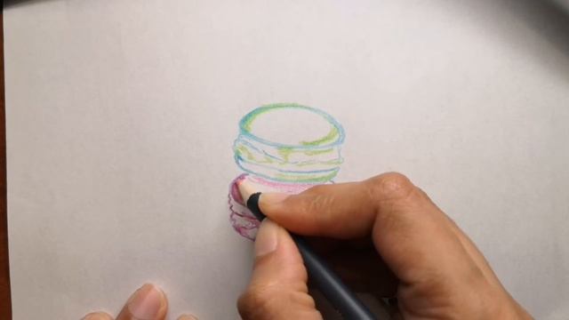 How To Draw A Macaron Step By Step For Beginners | Easy Macaron Drawing Tutorial | Drawing Macarons смотреть онлайн