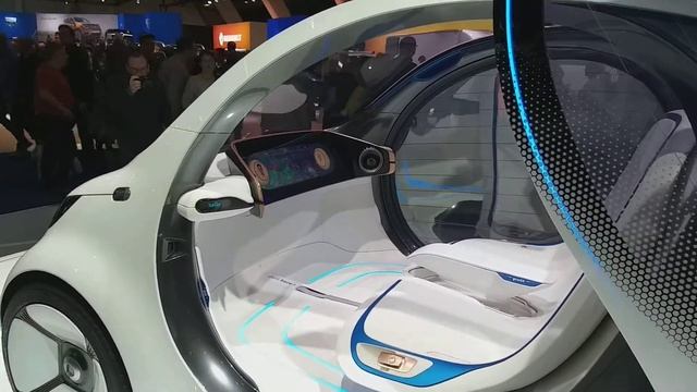 Mercedes Benz Smart Vision EQ Concept 2019 смотреть онлайн