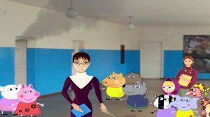 Мультики Свинка Пеппа Пожар в школе потушили и нашли виновных Мультфильмы для детей на русском