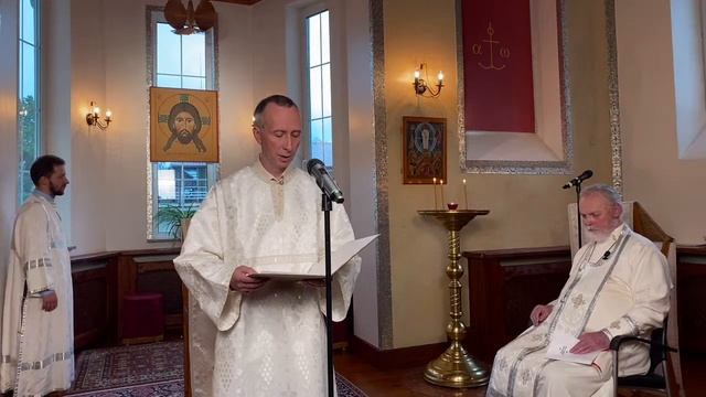 Вечерня на русском языке. Вознесение. 12 июня 2024 смотреть онлайн