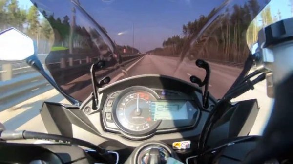 Kawasaki Z1000 SX  Максималка 260 км/ч