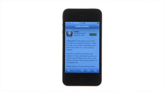 How to Jailbreak Your iPhone 4, iPhone 3GS on iOS 4.3.3 Using JailbreakMe смотреть онлайн