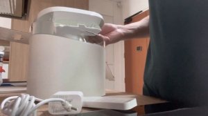 Setting up pet water dispenser