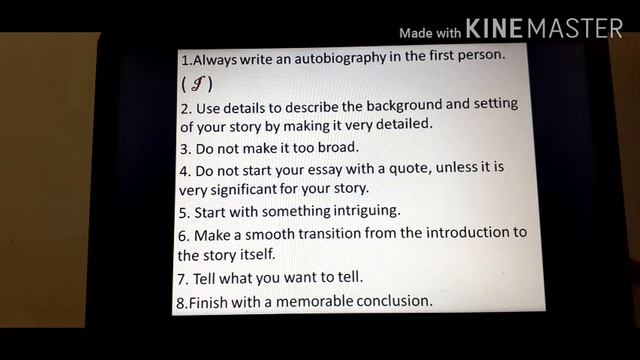 WRITING AN AUTOBIOGRAPHY смотреть онлайн