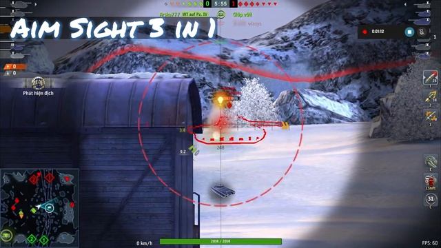 Aim Sight BLTZ | Mod | Support WoT Blitz 9.4 Android x PC #wotblitz