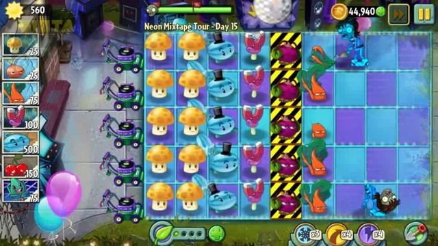 Plants vs Zombies 2 - Neon Mixtape Tour Day 14 to Day 16 смотреть онлайн