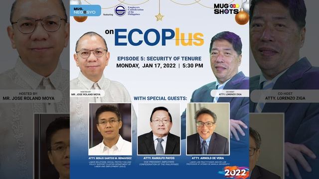 WATCH THIS MONDAY! ECOPlus: Amplifying Your Voice EP 5: Security of Tenure смотреть онлайн