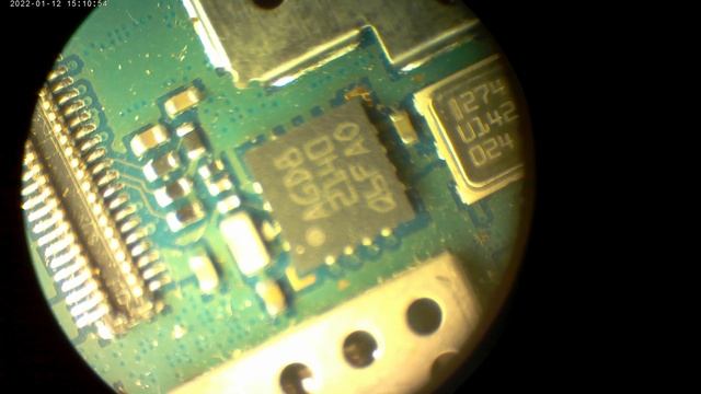 видео с окуляра экшнкамерой Aceline S60  C странсфокальным обьективом 3860*2160 30к/с