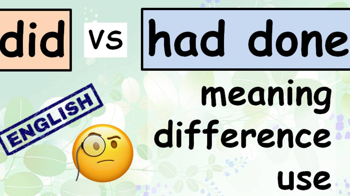 Past Simple VS Past Perfect (in Engish) смотреть онлайн