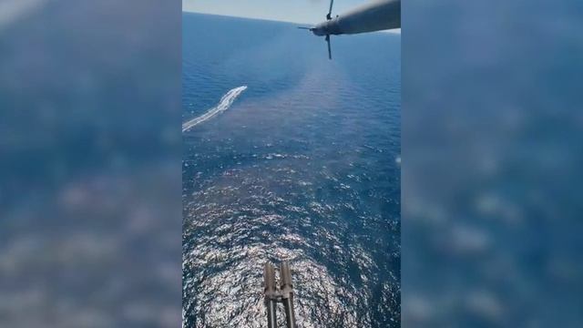 Уничтожение украинского(британского) БЭКа в черном море. смотреть онлайн