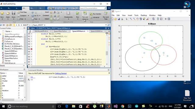 Gaussian Mixture Model and K-Mean for clustering data. смотреть онлайн