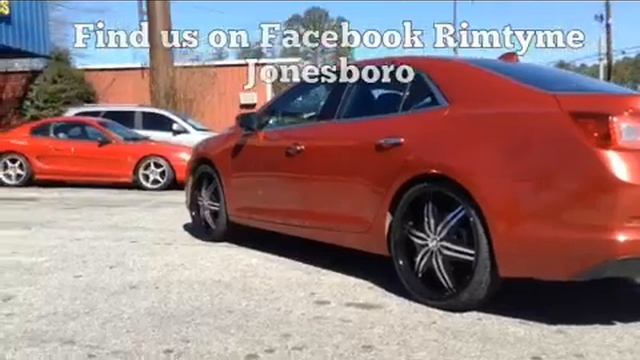 2013 CHEVY MALIBU ON 22" BIG BANG WHEELS @RIMTYME JONESBORO смотреть онлайн