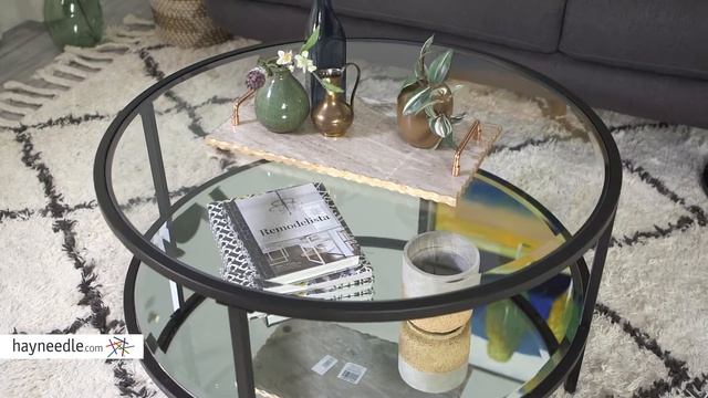 Belham Living Lamont Round Coffee Table - Black - Product Review Video