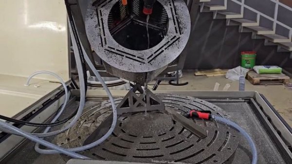 Галтовочный барабан для аквабластов Wasserjet