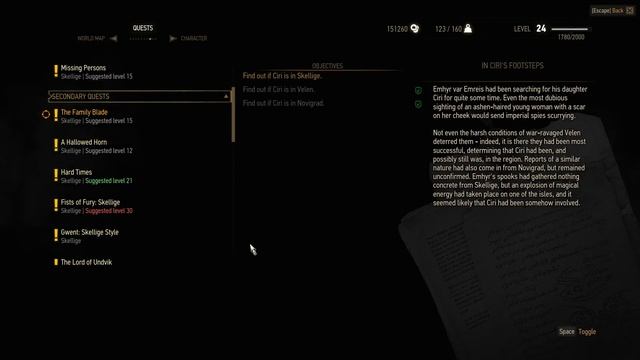 Let's Play - The Witcher 3: Part 87 - The Family Blade смотреть онлайн