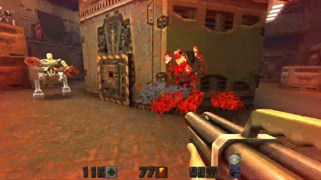 Quake 2 Remastered: Call of the Machine PL (Nightmare 100% Walkthrough)- #1 Operation: Laser Eyes смотреть онлайн