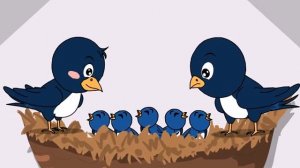 № 2. Ласточки (анимационная китайская песенка для малышей)