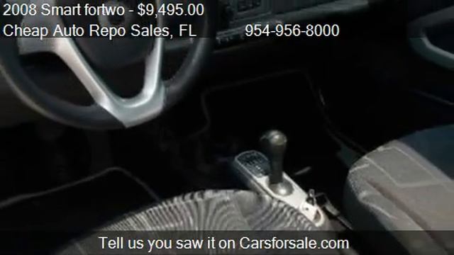 2008 Smart fortwo Passion - for sale in Pompano Beach, FL 33 смотреть онлайн