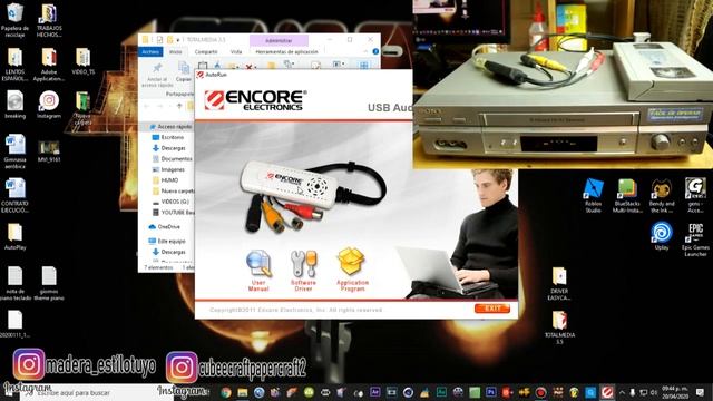 Digitalizar tus cintas VHS ,8MM, MiniDV con EasyCap + Driver y programa TotalMedia 3.5 смотреть онлайн