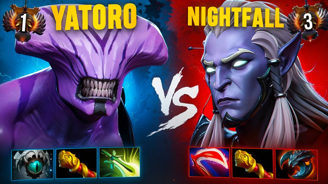 ВОЙД ОТ YATORO ЧЕРЕЗ ТАЙМ ЗОНУ VS НАЙТФОЛЛА🔥| Yatoro Faceless Void 7.37e