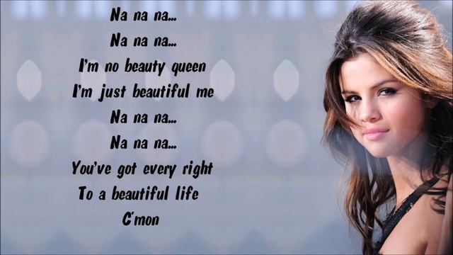 Selena Gomez - Who Says (BV) Karaoke / Instrumental with lyrics on screen смотреть онлайн