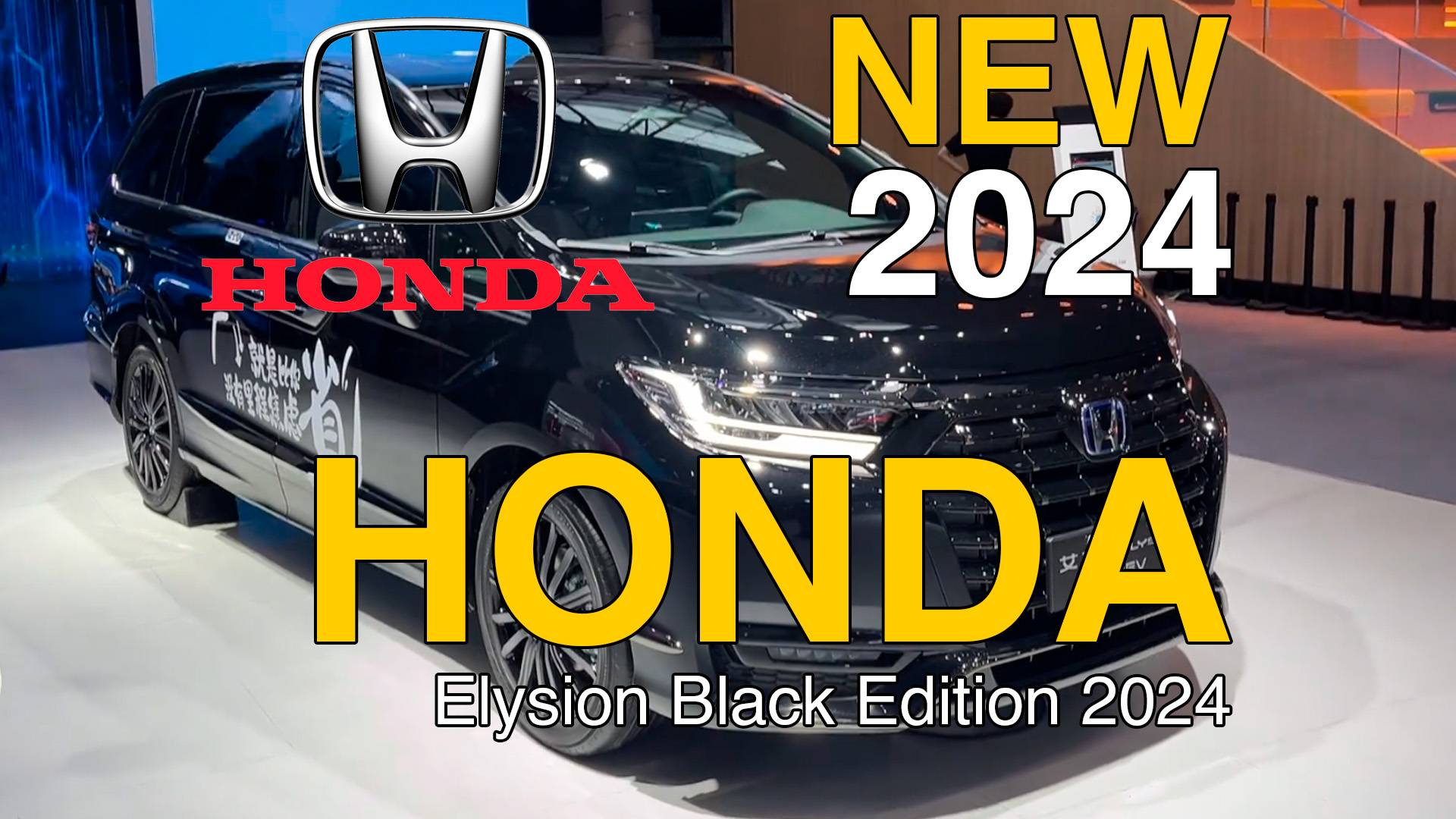 Новая Honda Elysion Black Edition 2024г. Видео обзор. смотреть онлайн