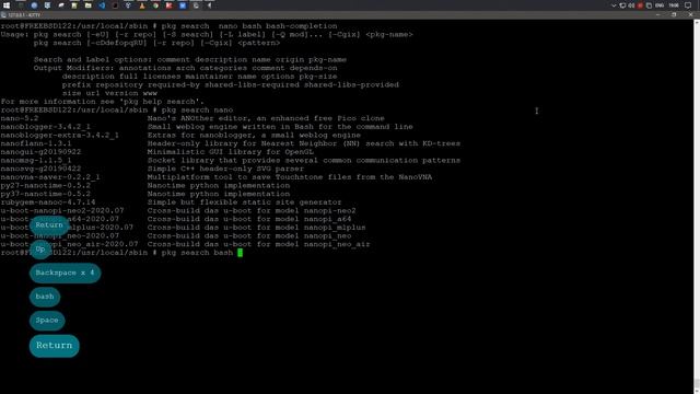 pkg search -i | Выполняет поиск без учета регистра | FreeBSD 12.2 смотреть онлайн