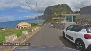 Откройте для себя Мадейру, Гавайи Европы, прекрасное северное побережье - экскурсия на авто в 4K HDR