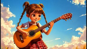 Гитара  -  Наталия Лансере - детская позитивная песня