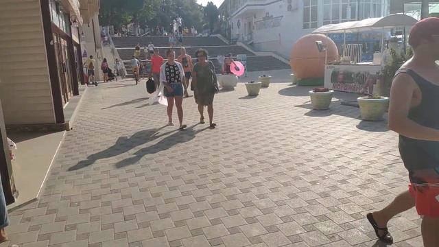 Анапа центральная набережная июль 2020 смотреть онлайн