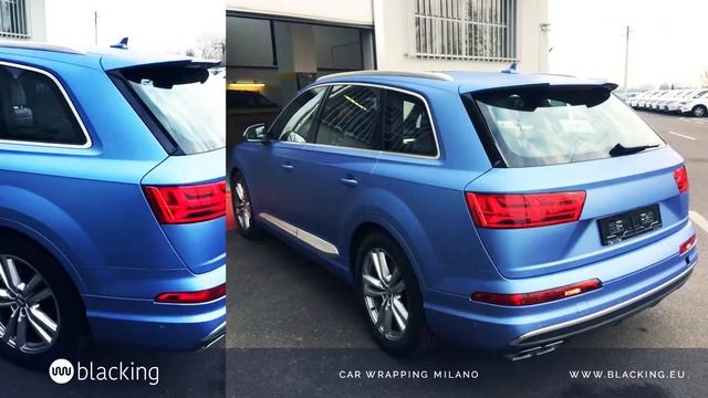 Car Wrapping - Audi Sq7 - Blacking Milano смотреть онлайн