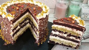 Торт ДУБАЙСКИЙ ШОКОЛАД! Нереально вкусный торт с хрустящим слоем! Тает во рту! Без желатина!