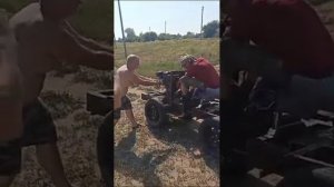 Самодельный трактор-переломка 4*4