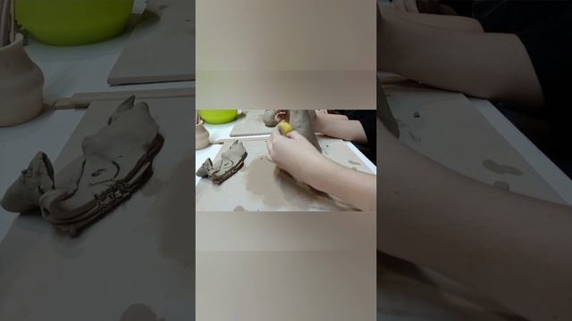 лепка деда мороза