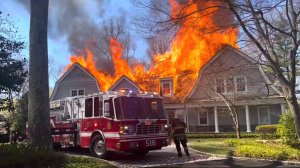 Пожарная спасательная операция | Тушение особняка 🔥