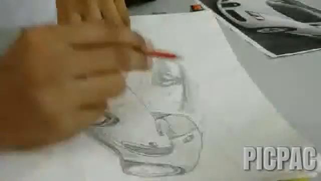 Time lapse sketch Bugatti veyron #picpac #timelapse смотреть онлайн