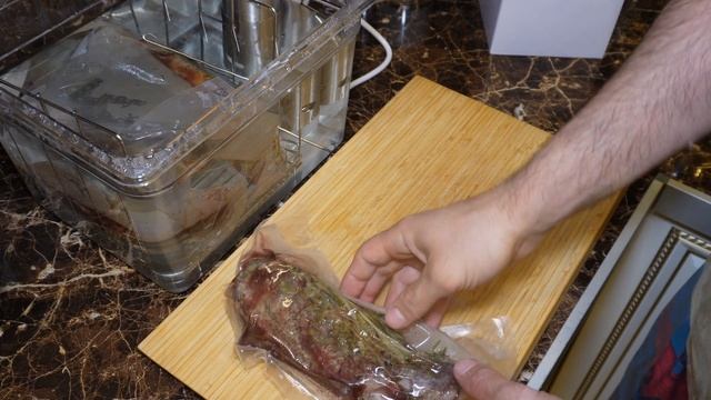 Использую су вид первый раз! готовлю стриплойн! простой и вкусный #рецепт смотреть онлайн