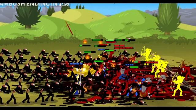 Stick War 3 - All 13 Generals VS Massive Army Of Order Empire Traitors