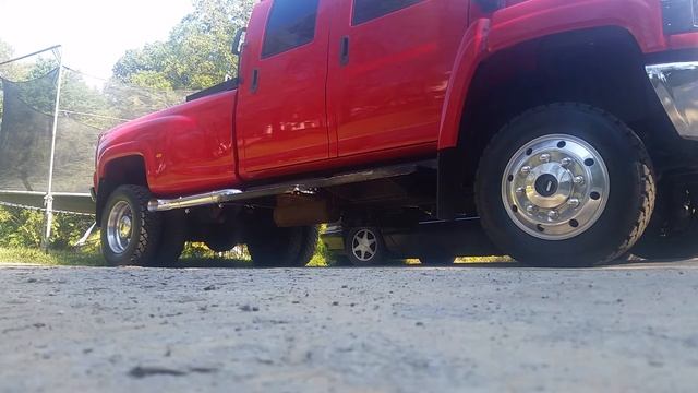 GMC Topkick custom straight pipe exhaust. Cat and Muffler delete смотреть онлайн