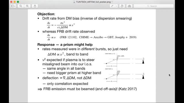 Artem Tuntsov - ID PL30: Plasma bending of beamed FRB emission смотреть онлайн