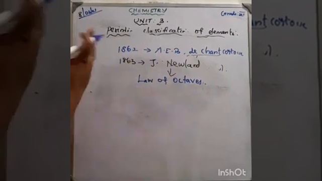 Grade XI - Chemistry || Classification of Elements || Online Class, Bethlahem Matriculation Schoo смотреть онлайн