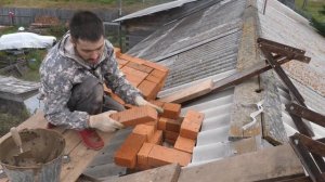 Строим печь: кладка печной трубы из кирпича // Цементный раствор и штукатурка